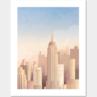 New York City Skyscrapers Posters and Art